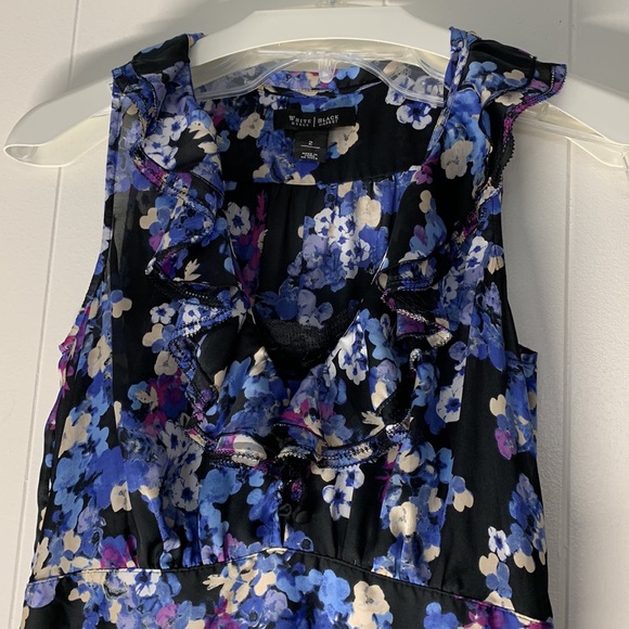 White House Black Market Floral Dress - Sz 2 - Picture 3 of 10